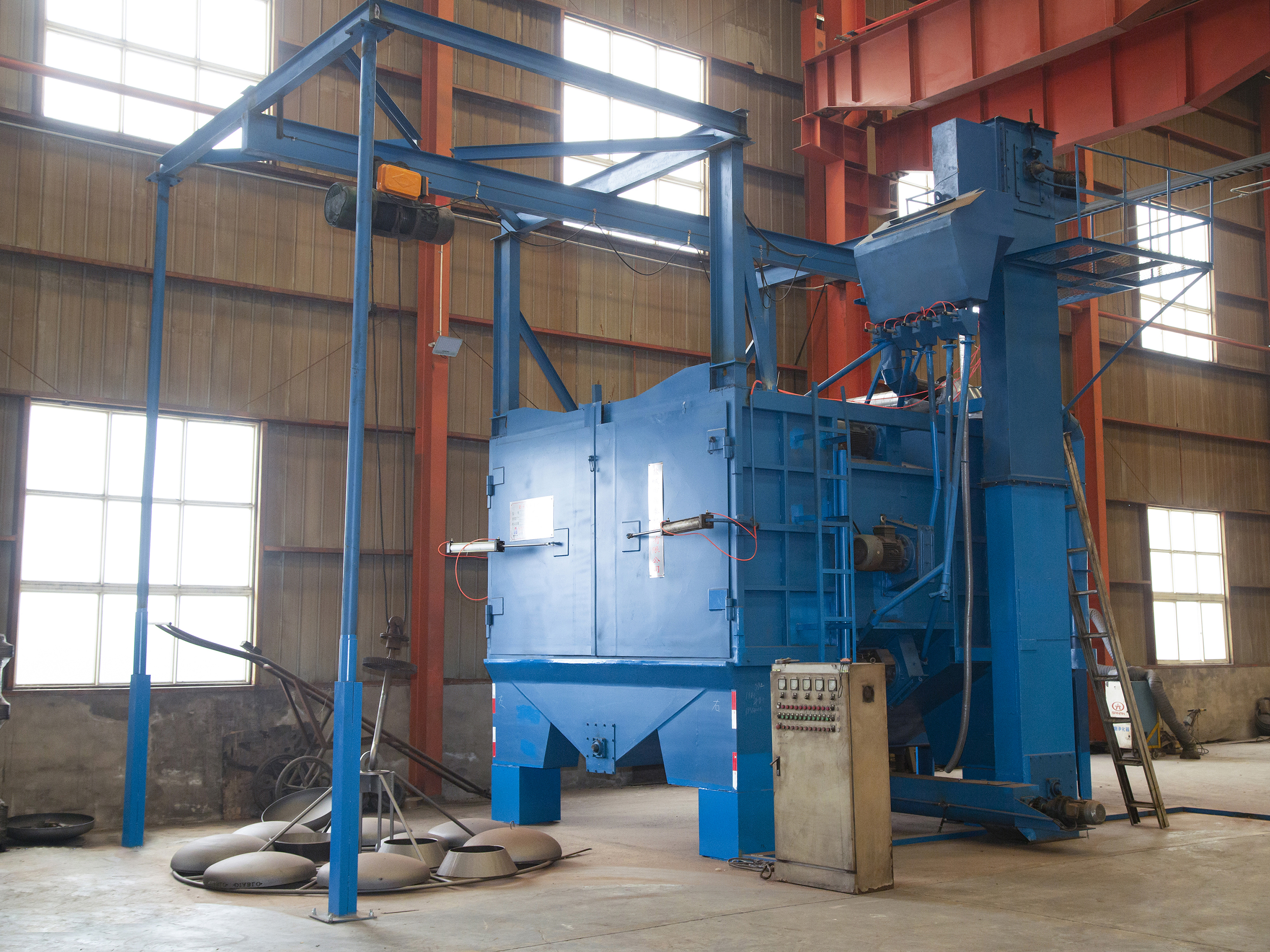 封頭專用噴砂機